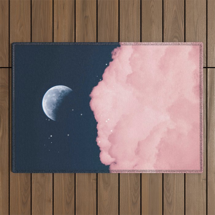Falling moon Outdoor Rug Gallery Image 1