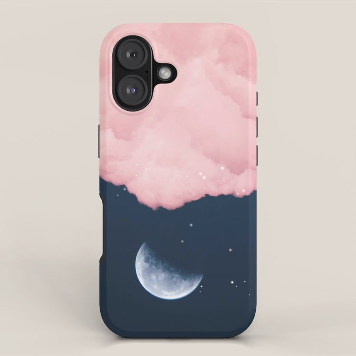 Falling moon iPhone Case Gallery Image 1