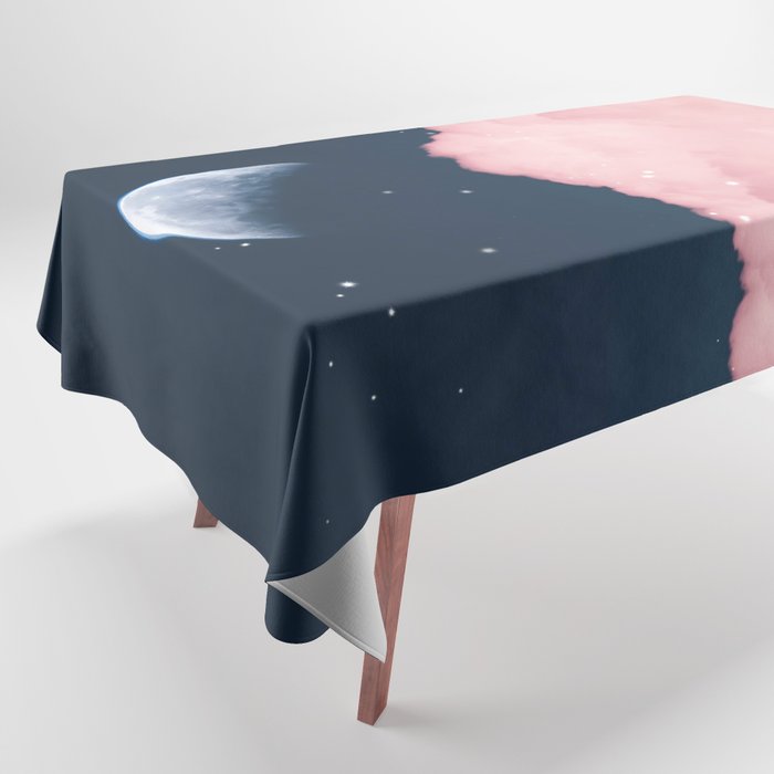 Falling moon Tablecloth Gallery Image 1
