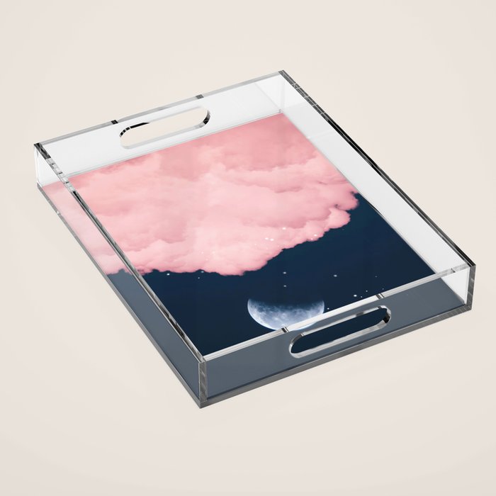Falling moon Acrylic Tray Gallery Image 1
