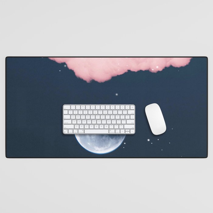 Falling moon Desk Mat Gallery Image 1
