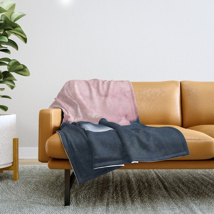 Falling moon Throw Blanket Gallery Image 1