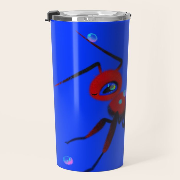 Red velvet ant Travel Mug Gallery Image 3