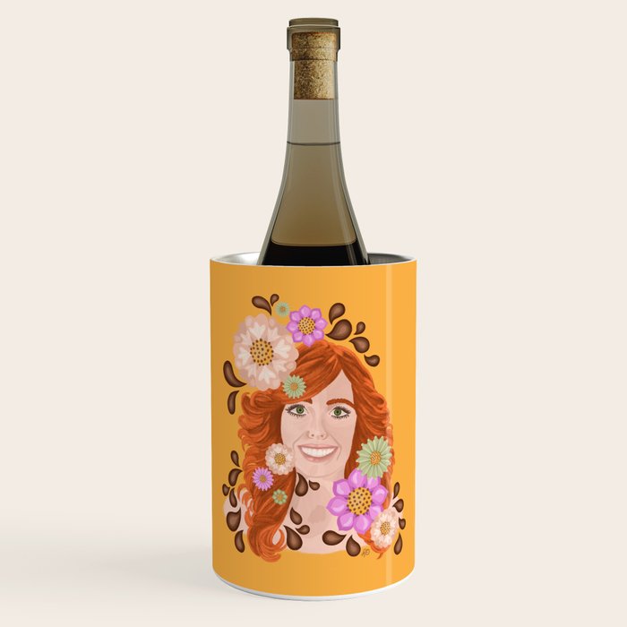 Vintage Beauty Retro Portrait Wine Chiller Gallery Image 1
