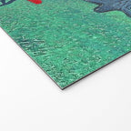 African American Masterpiece 'Man on a Bench' by Horace Pippin Welcome Mat Gallery Image 2