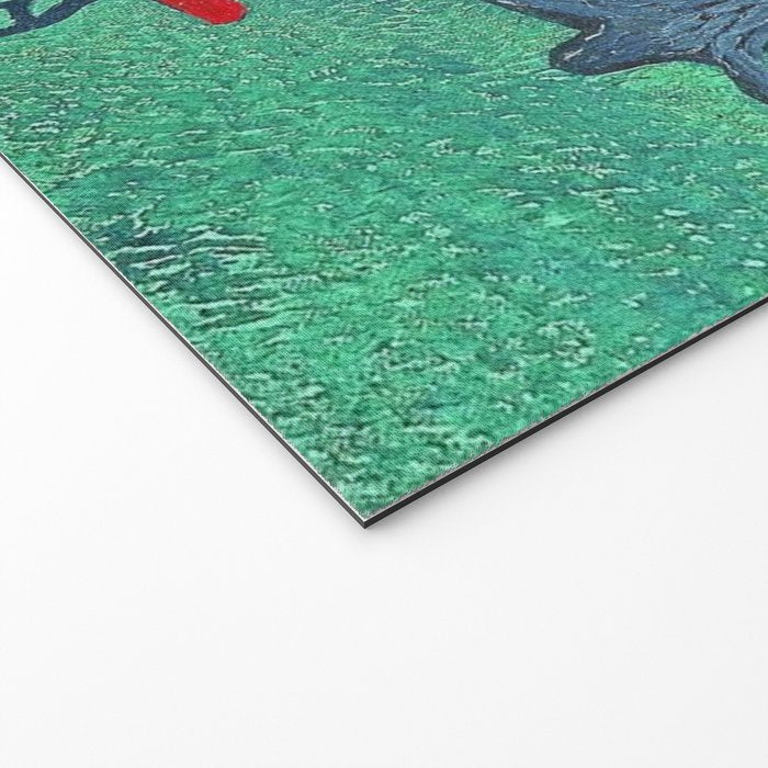 African American Masterpiece 'Man on a Bench' by Horace Pippin Welcome Mat Gallery Image 2