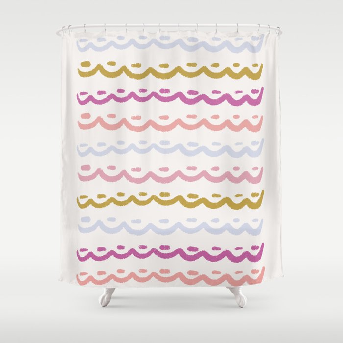 Abstract Water  Shower Curtain Gallery Image 1