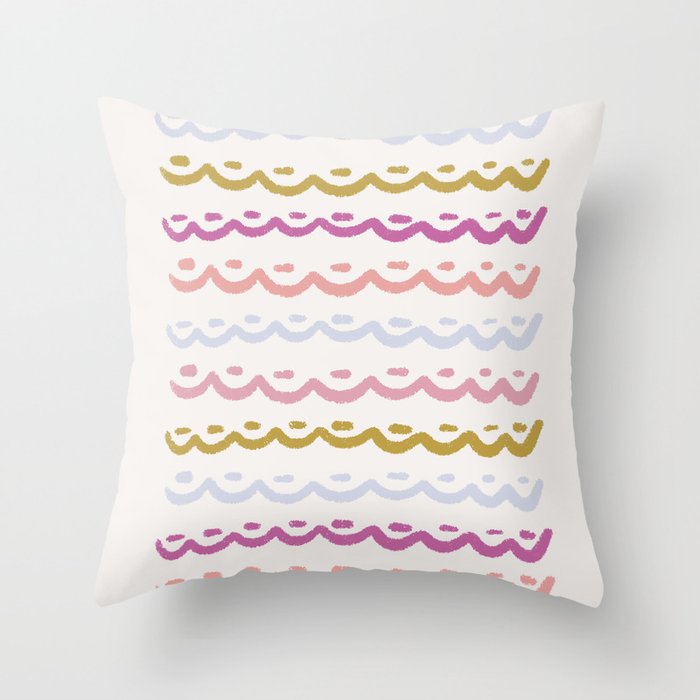 Abstract Water  Throw Pillow Gallery Image 1