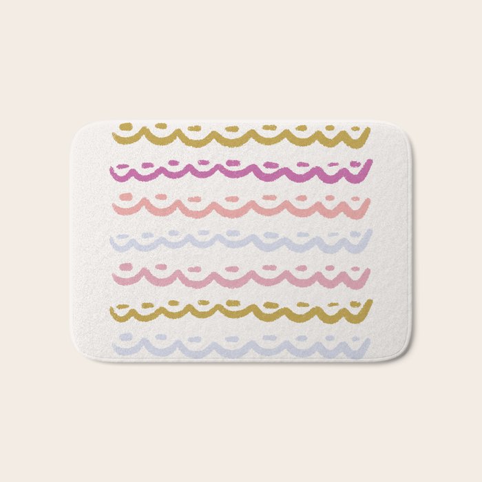 Abstract Water  Bath Mat Gallery Image 1