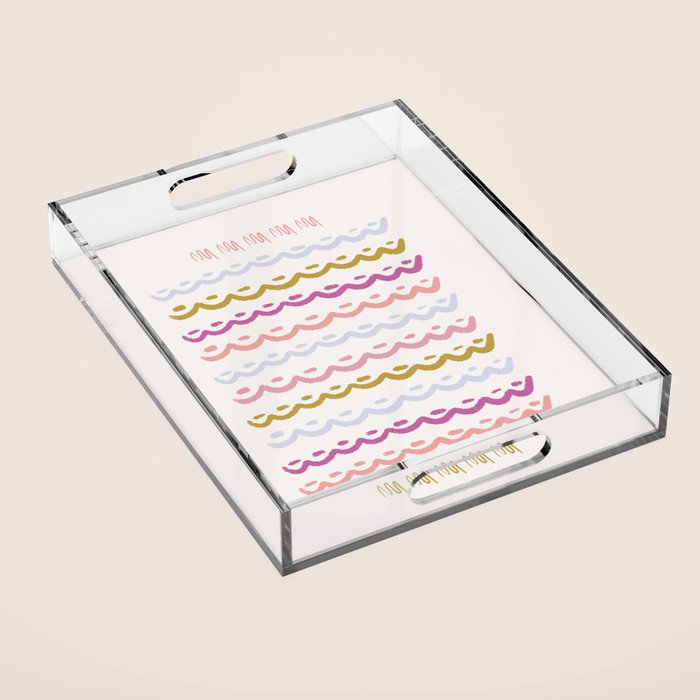 Abstract Water  Acrylic Tray Gallery Image 1