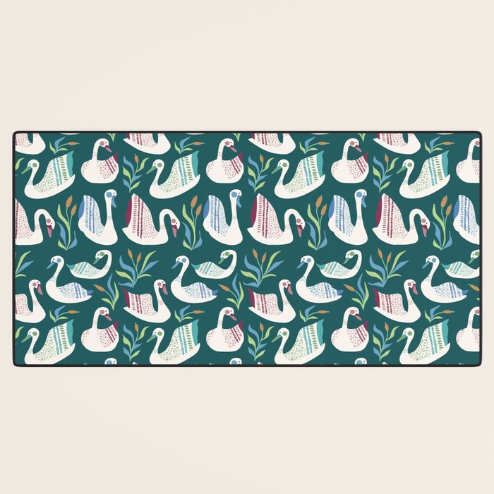 Swans Pond Desk Mat Gallery Image 3