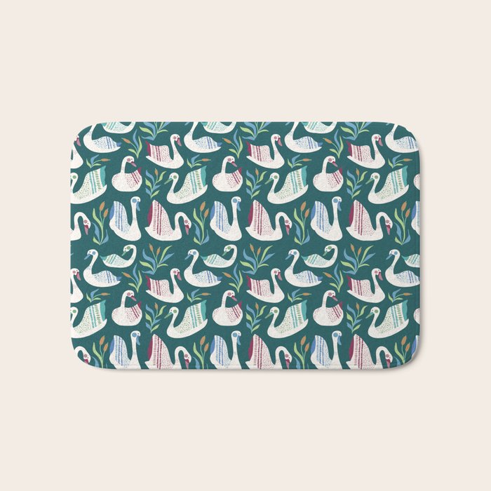 Swans Pond Bath Mat Gallery Image 1