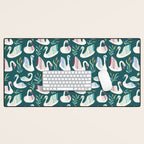 Swans Pond Desk Mat Gallery Image 1
