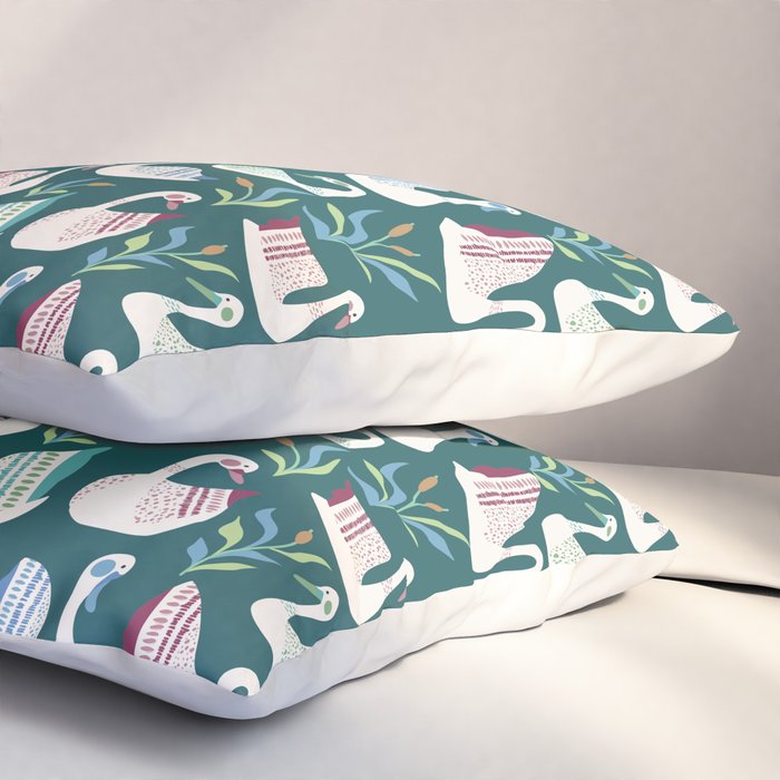 Swans Pond Pillow Sham Gallery Image 3