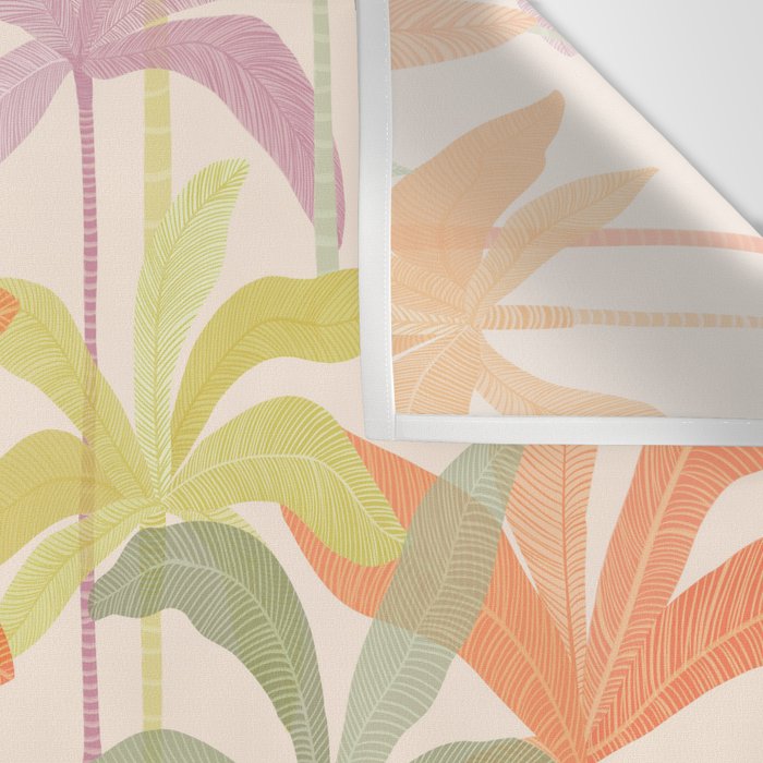 Palm Grove Repeat Pattern Wall Tapestry Gallery Image 3