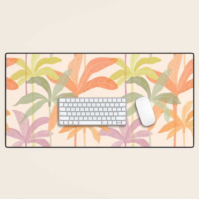 Palm Grove Repeat Pattern Desk Mat Gallery Image 1