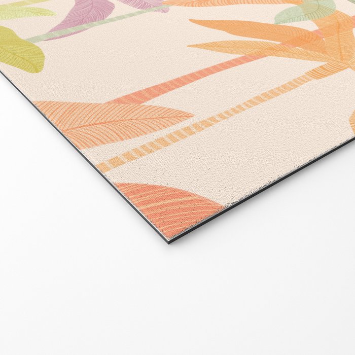 Palm Grove Repeat Pattern Welcome Mat Gallery Image 2