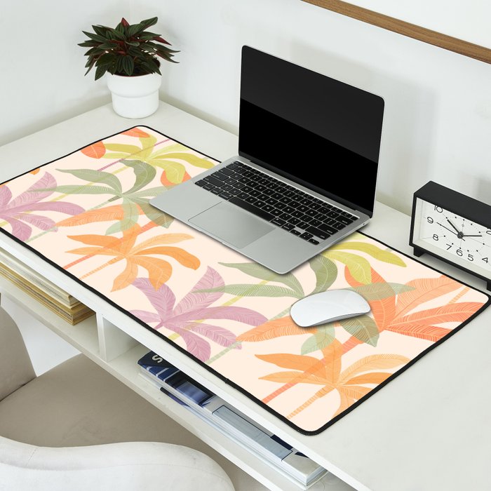 Palm Grove Repeat Pattern Desk Mat Gallery Image 2