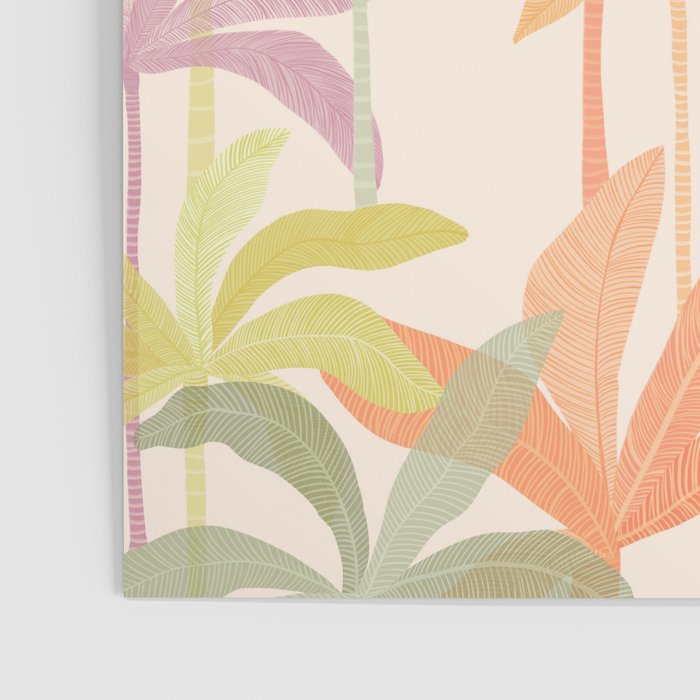 Palm Grove Repeat Pattern Poster Gallery Image 3