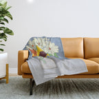 Flowers 26 Throw Blanket Gallery Image 1
