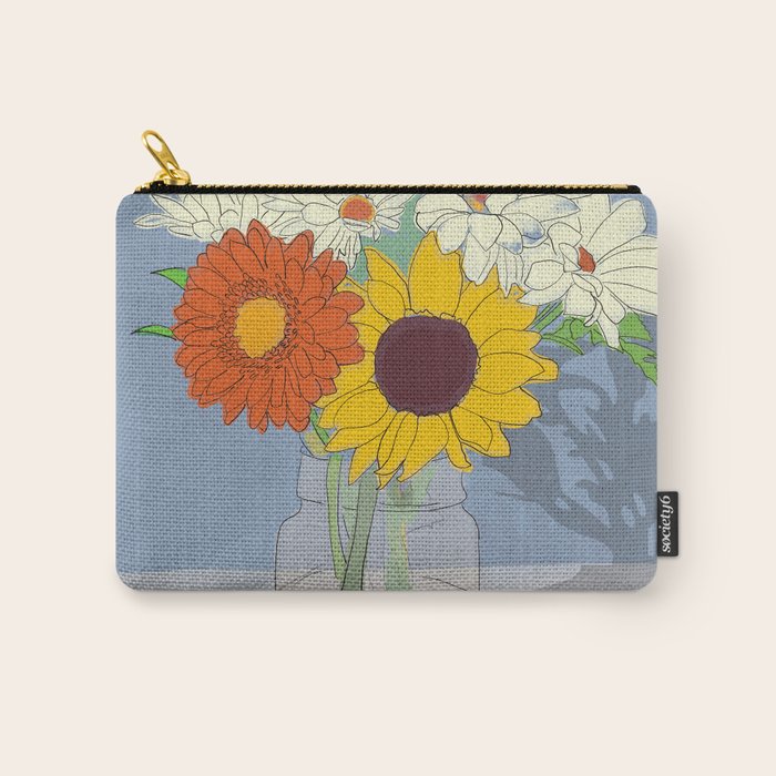 Flowers 26 Carry All Pouch Gallery Image 1