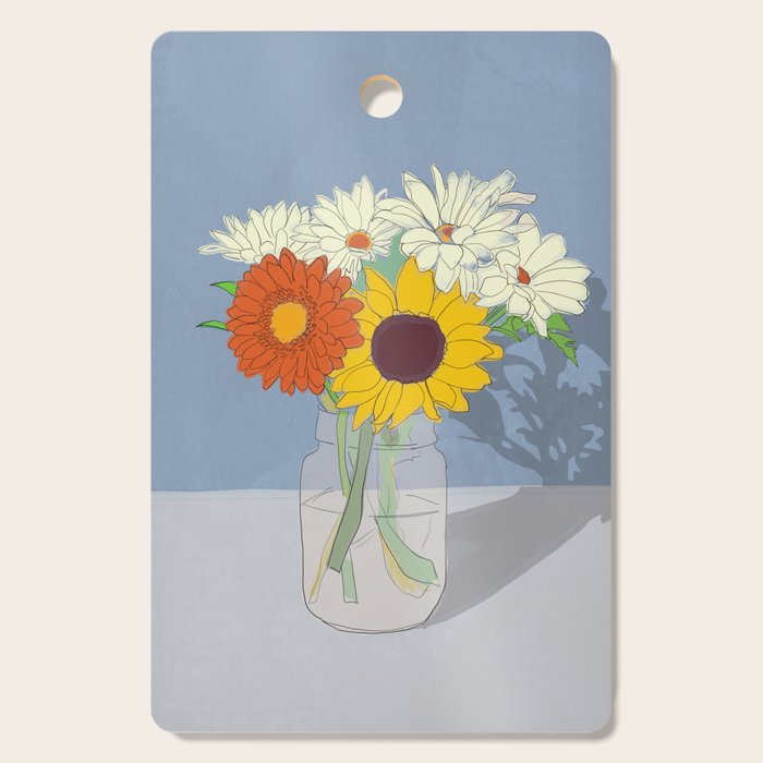 Flowers 26 Cutting Board Gallery Image 1