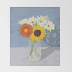 Flowers 26 Throw Blanket Gallery Image 2