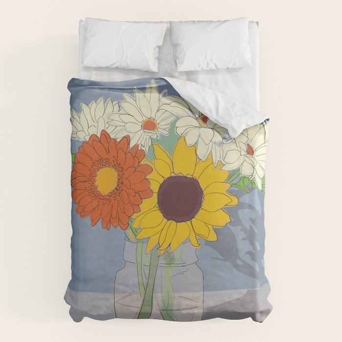 Flowers 26 Duvet Cover Gallery Image 6
