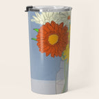 Flowers 26 Travel Mug Gallery Image 3