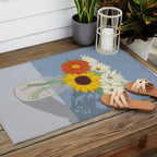 Flowers 26 Outdoor Rug Gallery Image 2