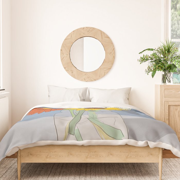Flowers 26 Duvet Cover Gallery Image 3