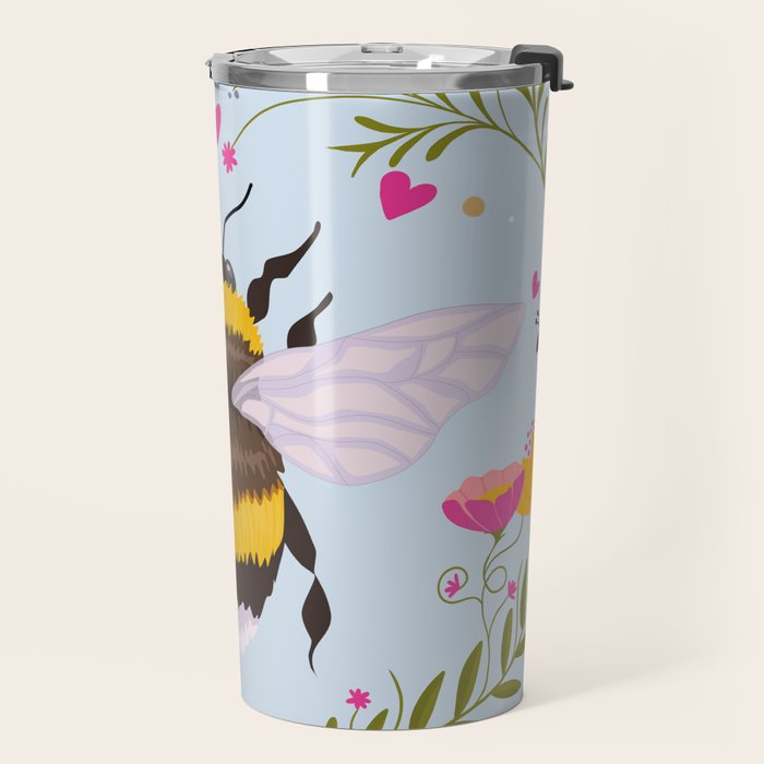 Bumblebee Garden Travel Mug Gallery Image 2