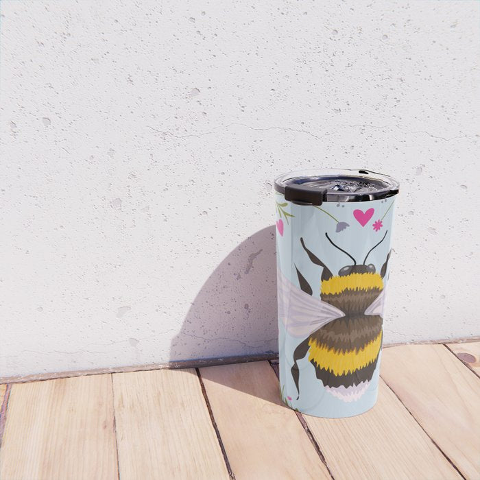 Bumblebee Garden Travel Mug Gallery Image 4