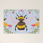 Bumblebee Garden Welcome Mat Gallery Image 1