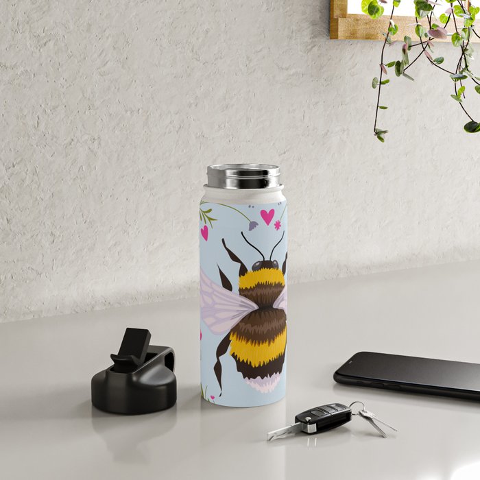 Bumblebee Garden Water Bottle Gallery Image 4