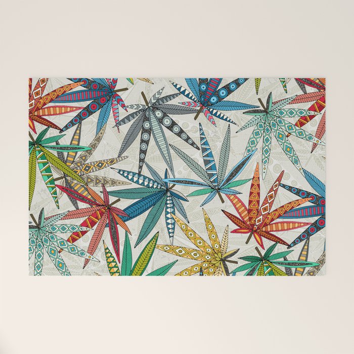 boho weed light Welcome Mat Gallery Image 1