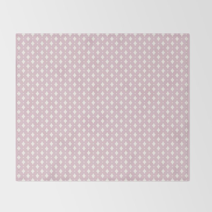 Vintage Stars XII Blush Pink Throw Blanket Gallery Image 2