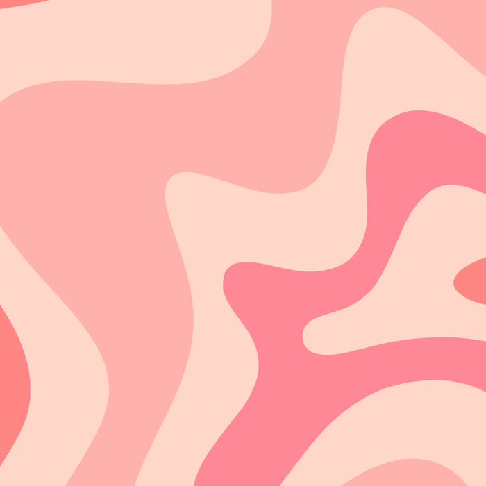 Retro Liquid Swirl Abstract in Soft Pink Coffee Mug Gallery Image 2