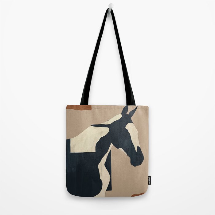 Abstract Minimal Horse 8 Tote Bag Gallery Image 2