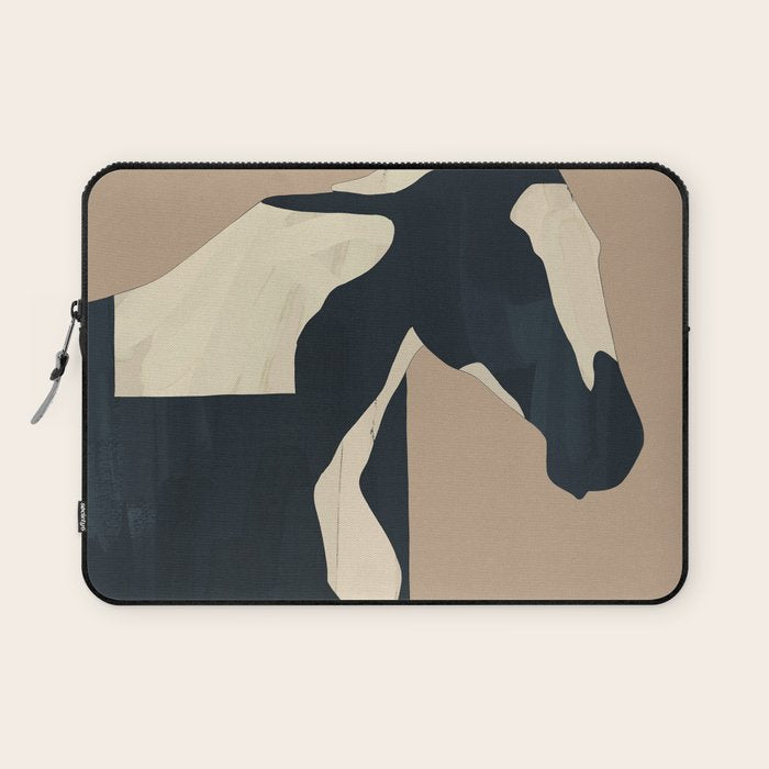 Abstract Minimal Horse 8 Laptop Sleeve Gallery Image 1