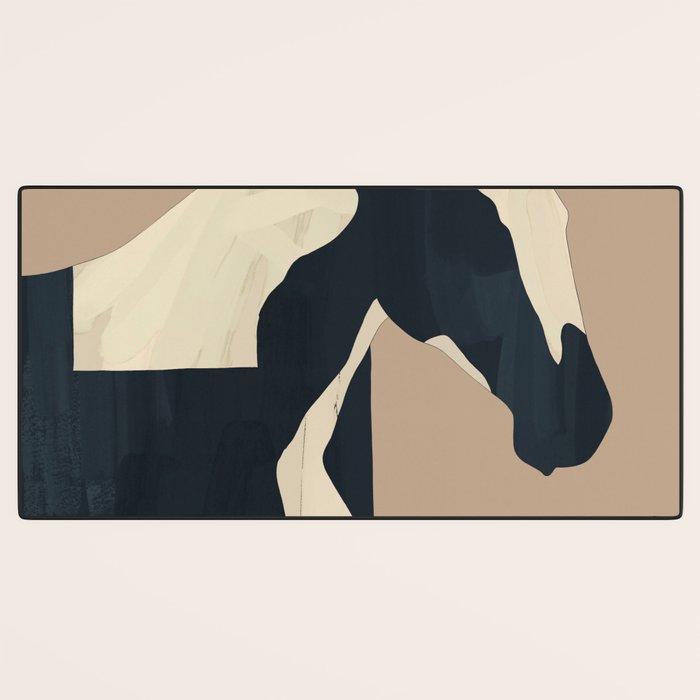 Abstract Minimal Horse 8 Desk Mat Gallery Image 3