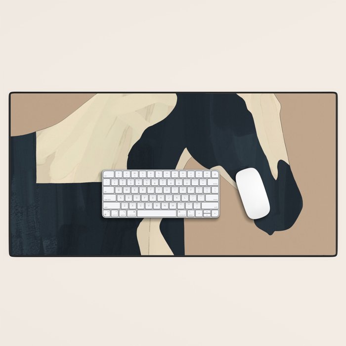 Abstract Minimal Horse 8 Desk Mat Gallery Image 1