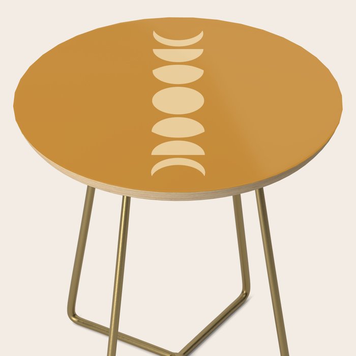 Minimal Moon Phases I Side Table Gallery Image 2