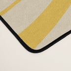 Retro Modern Liquid Swirl Abstract Pattern in Yellow Tones Desk Mat Gallery Image 4