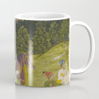 Portrait of a nawab Antique Indian Miniature Painted Illustration Coffee Mug Gallery Image 1