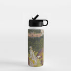 Portrait of a nawab Antique Indian Miniature Painted Illustration Water Bottle Gallery Image 1
