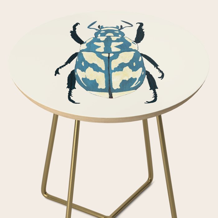 Blue beetle insect Side Table Gallery Image 2