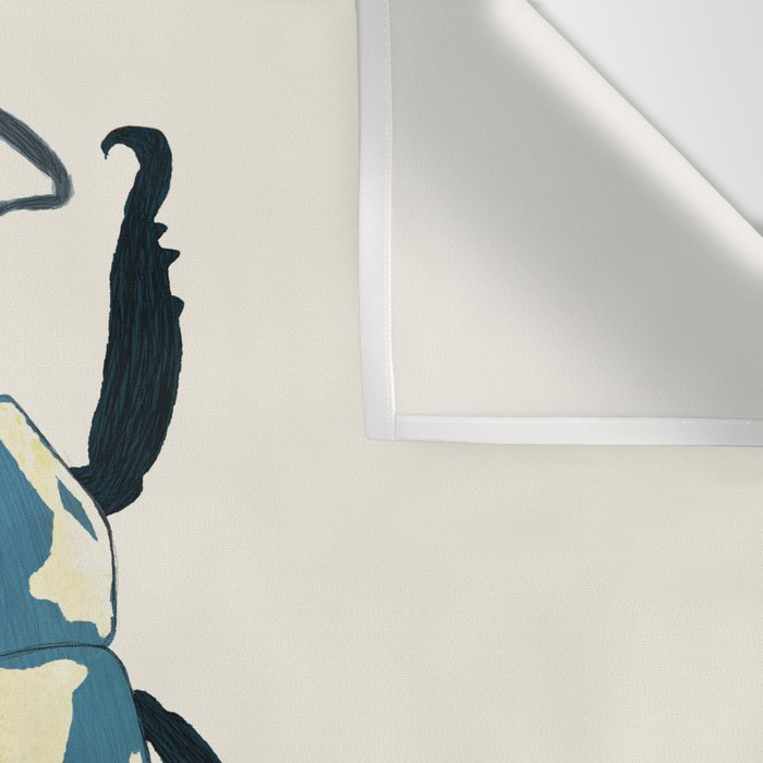 Blue beetle insect Wall Tapestry Gallery Image 3