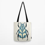 Blue beetle insect Tote Bag Gallery Image 2
