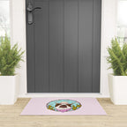 Cowboy Dog- Crimson Boston Welcome Mat Gallery Image 3